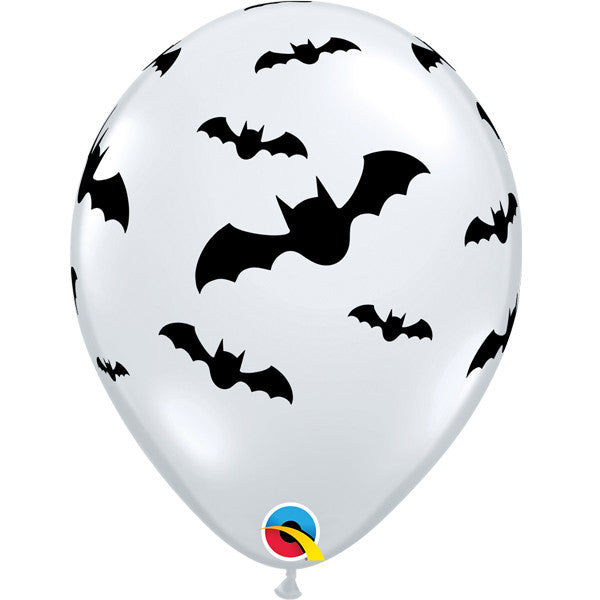 BATS 11" DIAMOND CLEAR Halloween - 11" Latex (6CT)
