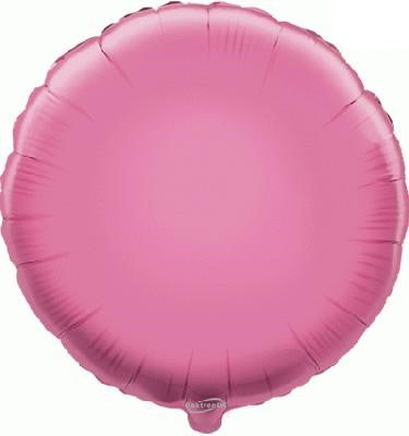 Pink Round Balloon - 18" Foil