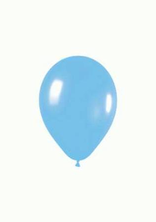 Satin 438 Caribbean Blue Balloons - 12" Latex (50ct)