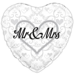 Mr & Mrs Balloon - 18" Foil