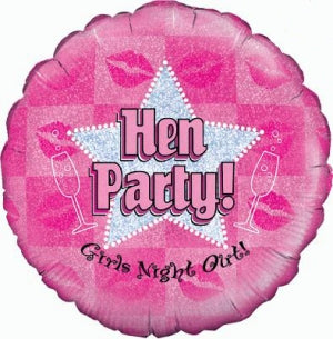 Hen Party! Girls Night Out! Balloon - 18" Foil