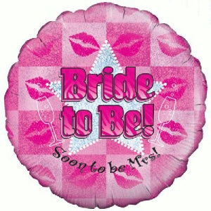 Bride to Be! Soon to be Mrs! Balloon - 18" Foil