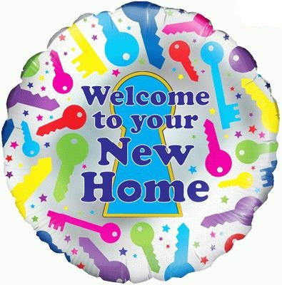 Welcome To Your New Home Balloon - 18" Foil