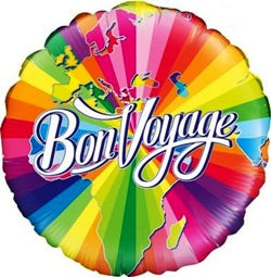 Bon Voyage Balloon - 18" Foil