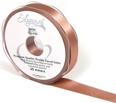 Deep Rose Gold No.88 Double Faced Satin - (15mm x 20m)