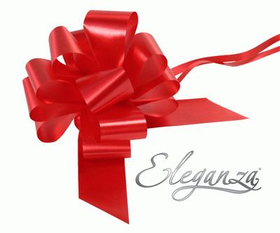 Red Poly Pullbows - 50mm (20ct)