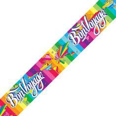 Bon Voyage Banner - (9ft) (6ct)