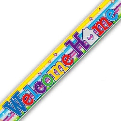 Welcome Home Banner - (6ct)