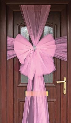 Light Pink Door Bow