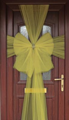 Gold Door Bow