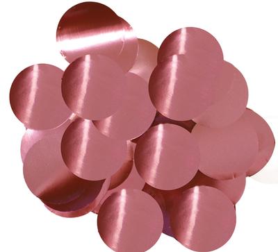 Light Pink 25mm Round Metallic Confetti - 50g