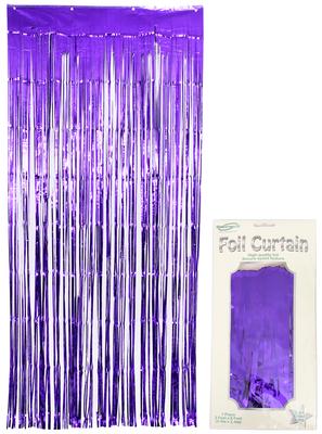 Purple Foil Door Curtain - (0.90m x 2.40m)