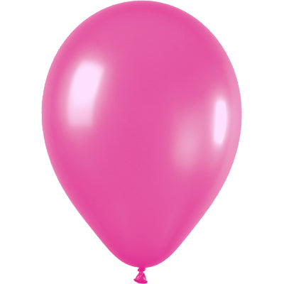 Metallic 512 Fuchsia Balloons - 12" Latex (50ct)