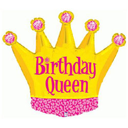 Birthday Queen Supershape Balloon - Foil