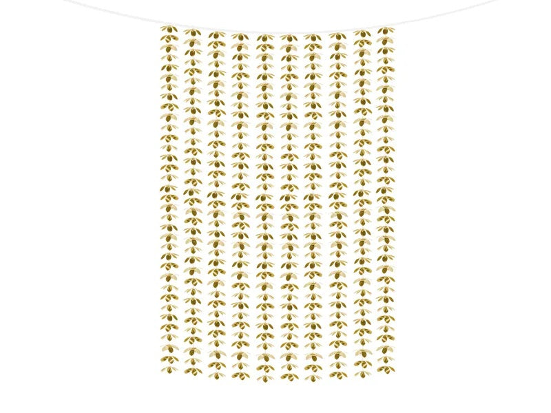 Gold Flowers Backdrop - (100 x 210cm)