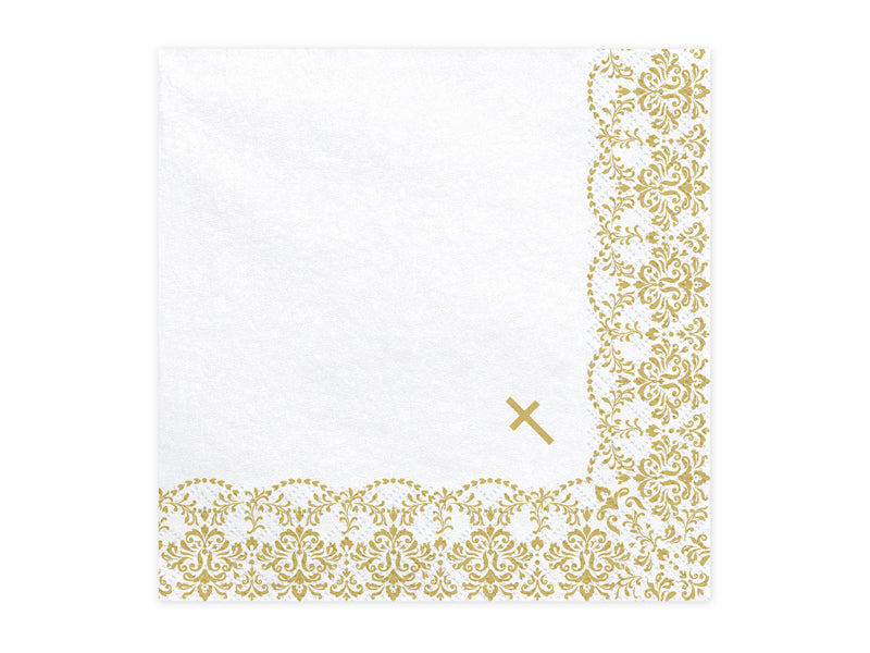 First Communion Napkins ornament - (33 x 33cm) (20ct)