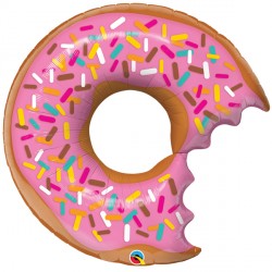 Bit Donut & Sprinkles Supershape Balloon - 36" Foil