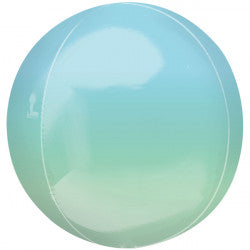 Blue & Green Ombre Orbz Balloon - (1ct)