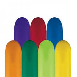 Carnival Assortment Modelling Balloons - 646Q Latex (50ct)