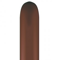Chocolate Brown Modelling Balloons - 646Q Latex (50ct)