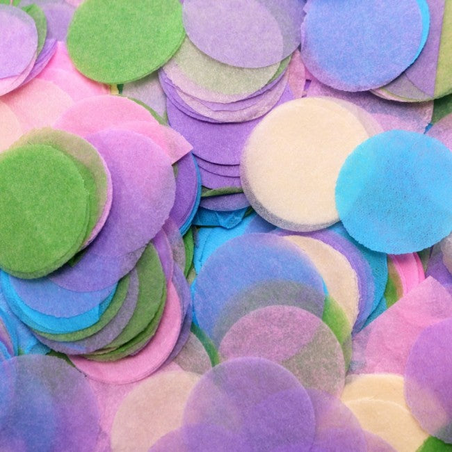 Assorted Circle Tissue Paper Confetti - (25mm) 100gm