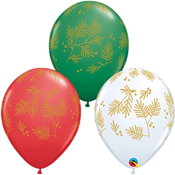 Contemporary Evergreen Balloons - 11" Latex (25ct)