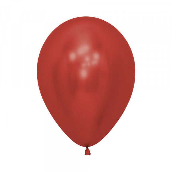 Reflex Crystal 915 Red Balloons - 12" Latex (50ct)