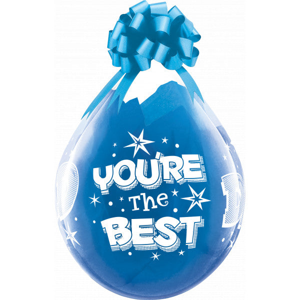 Dad You're The Best Diamond Clear Balloons - 18" Latex (25ct)