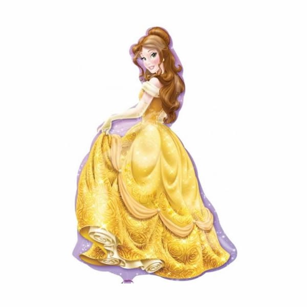 Disney Princess Belle Supershape Balloon - Foil 24"/60cm w x 39"/99cm h