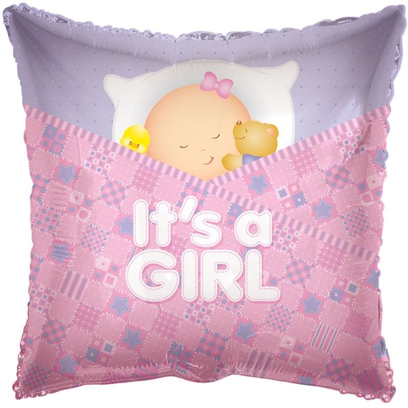 Baby Girl Sleeping - 18" Foil