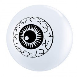 White Eyeball Top Print - 5" Latex (100ct)