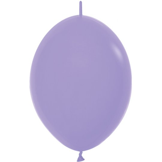 Satin Link-O-Loon Solid Lilac 450 Latex Balloons 6"/15cm - 100 PC