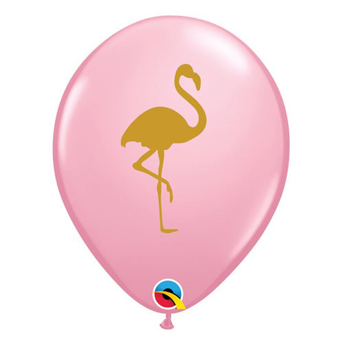 Pink Flamingo Balloon - 11" Latex (25ct)