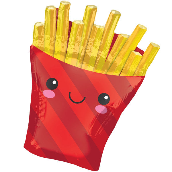 French Fries SuperShape XL Balloon - (23"x 28") Foil