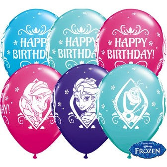 Frozen Birthday Balloons - 11" Latex (25ct)