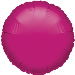 Fuchsia Metallic Round Balloon - 18" Foil