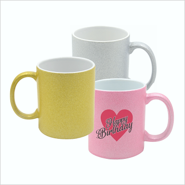 Subli-Print® Ceramic Mug Glitter - 11 oz (12ct)
