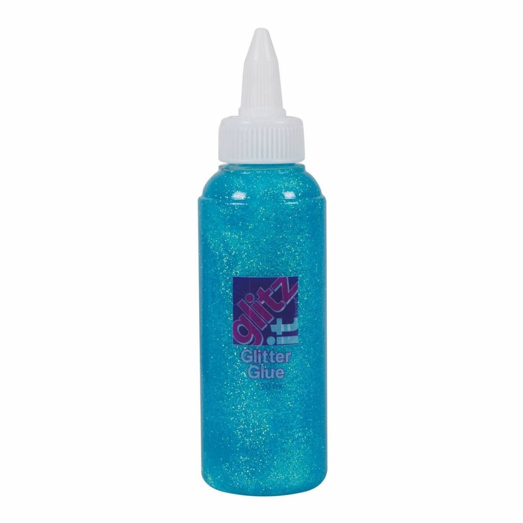 Glitz It Glitter Glue Ice Blue (120ml)