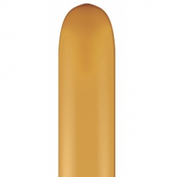 Metallic Gold Modelling Balloons - 350Q Latex (100ct)