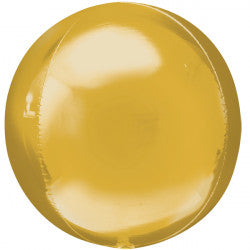 Gold Jumbo Orbz Balloons Unpackaged - (3ct) 1"/53cm w x 21"/53cm h