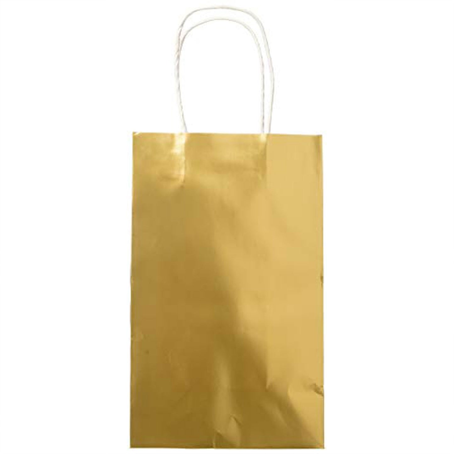 Metallic Gold Paper kraft Bags - 1 PKG/8 12.7cm x 8.2cm