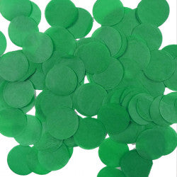 Green Paper Confettti Dots - (25mm) 100g