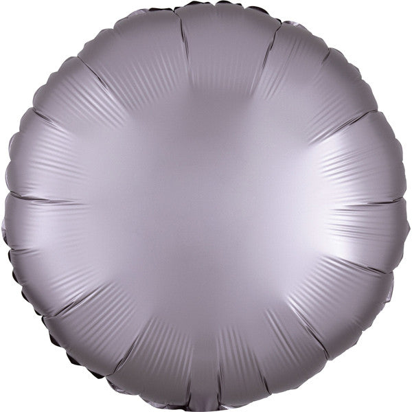 Greige Satin Luxe Round Balloon - 18" Foil
