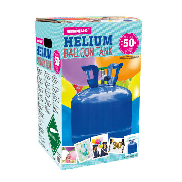 Disposable Helium Large High Pressure - Inflates 50 X 9" balloons