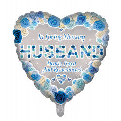 Husband Remembrance Balloon - Foil 18"