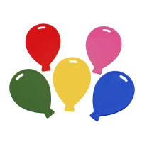 Assorted Primary Balloon Shape Weights (50ct)