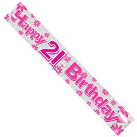 Age 21 Female Banner - (6ct)