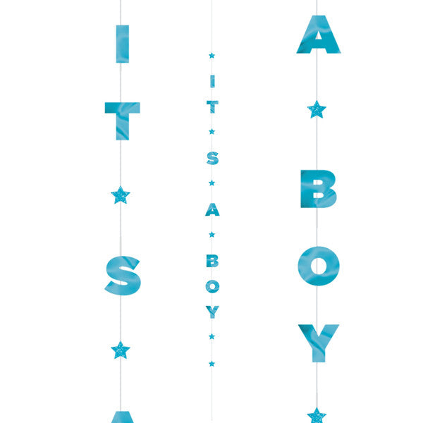 Its a Boy Balloon Fun Strings - 1.82m