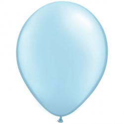 Pearl Light Blue Balloons - 11" Latex (100ct)