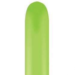 Lime Green Modelling Balloons - 160Q Latex (100ct)
